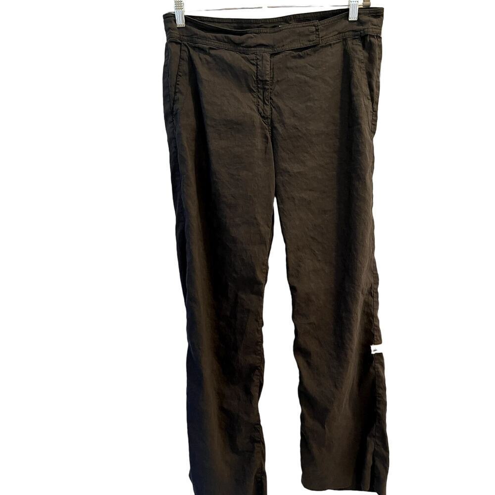 Eileen Fisher 12 Tall Viscose Gray Pant Relaxed Fit Great Condition